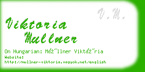 viktoria mullner business card